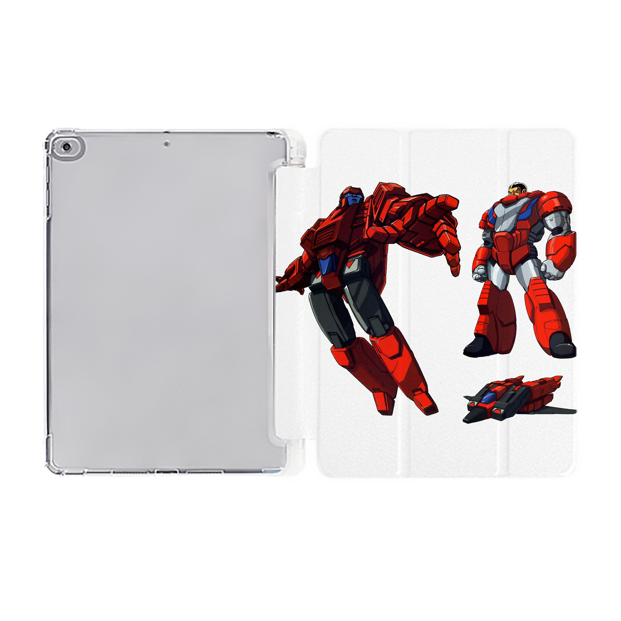 （画像用）  IPad ケース ペン収納付き 三つ折りスタンド PUレザー×シリコン 対応機種9.5/10.5/10.9インチ